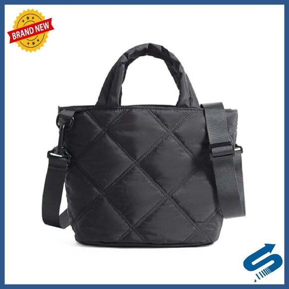 Mini Crossbody Bag with 7+ Pockets, Nylon, Adjustable Strap - Picture 2 of 8